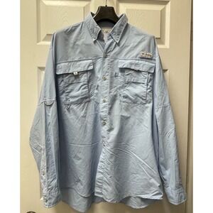 Columbia Shirt‎ Men's Large Fishing Vented Long Sleeve Button Up Outdoors Camp